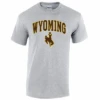 Wyoming Cowboys Traditional Tee – Grey/Brown/Gold -Sportswear Discount Store 1 2