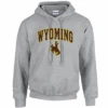 Wyoming Cowboys Traditional Hoodie – Grey -Sportswear Discount Store 1 5