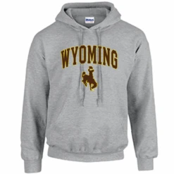 Wyoming Cowboys Traditional Hoodie – Grey