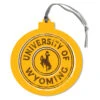 Wyoming Cowboys Round Ornament – Gold -Sportswear Discount Store 1468636