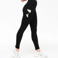Wyoming Cowboys Women’s Luxe Pocket Legging – Black