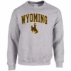 Wyoming Cowboys Traditional Tall Crewneck – Grey -Sportswear Discount Store 2 2 1