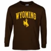Wyoming Cowboys Traditional L/S Tee – Brown -Sportswear Discount Store 2 4