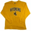 Traditional Youth Wyoming Cowboys Long Sleeve T-Shirt – Gold -Sportswear Discount Store 22688