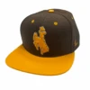 Wyoming Cowboys Z11 Snapback Adjustable Hat – Brown/Gold -Sportswear Discount Store 30221