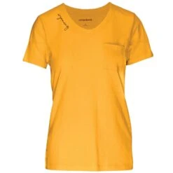 Wyoming Cowboys Women’s Pocket S/S Tee – Gold