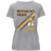 Wyoming Cowboys Women’s Essential S/S Tee – Athletic Heather -Sportswear Discount Store 387423 110 ath. htr. 2