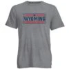 Wyoming State Flag Go To S/S Tee – Dark Oxford
