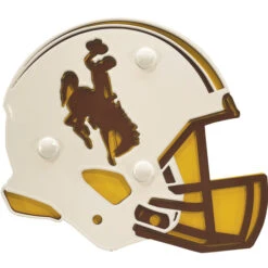Wyoming Cowboys Football Helmet Hitch Cover