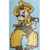 Wyoming Cowboys 4″ Pistol Pete Decal -Sportswear Discount Store 4 inch