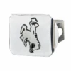 Wyoming Cowboys Chrome Hitch Cover -Sportswear Discount Store 46907 1