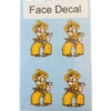 Wyoming Cowboys Pistol Pete Face Decals -Sportswear Discount Store 48115 e1582657424593