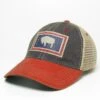 Wyoming State Flag Trucker Hat – Navy/Red -Sportswear Discount Store 494440