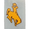 Wyoming Cowboys 1.7″ Bucking Horse 2 Color Decal – Gold/Brown -Sportswear Discount Store 50183