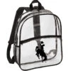 Wyoming Cowboys Clear Backpack – Black -Sportswear Discount Store 51766
