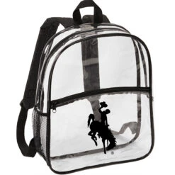 Wyoming Cowboys Clear Backpack – Black
