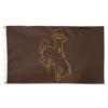 Wyoming Cowboys Brown 2×3 Flag -Sportswear Discount Store 51871