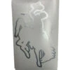 Wyoming Cowboys 12″ Outline Bucking Horse Decal – Silver