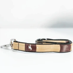 Wyoming Cowboys University Of Wyoming Pet Leash – Brown/Gold