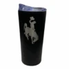 Wyoming Cowboy 20 Oz Tumbler – Black 2 Wyoming Cowboy 20 Oz Tumbler – Black -Sportswear Discount Store 55475