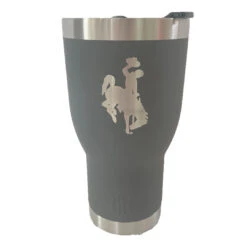 Wyoming Cowboys 30oz 2in1 Insulated Tumbler – Grey
