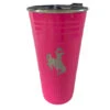 Wyoming Cowboys 24oz Insulated Cup – Pink -Sportswear Discount Store 55495