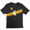 Wyoming Cowboys Slant Stripe S/S Tee – Black