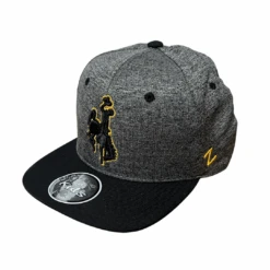 Wyoming Cowboys Youth Eldorado Flat Bill – Grey