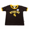 Wyoming Cowboys Infant Ringer Tee – Brown/Gold -Sportswear Discount Store 60829