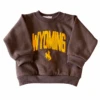 Wyoming Cowboys Toddler Crew – Brown -Sportswear Discount Store 60871 toddler