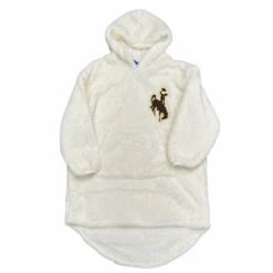 Wyoming Cowboys Comfy Youth Fleece Pullover – Putty
