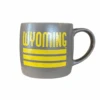 Wyoming Cowboys 17oz Café Mug – Grey
