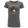 Wyoming Cowboys Women’s Mickey Mouse S/S Tee – Grey -Sportswear Discount Store 61380