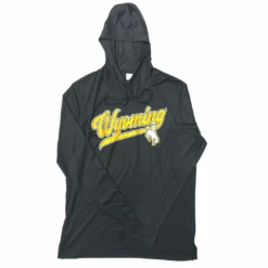 Wyoming Cowboys Hooded L/S Tee – Black