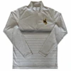 Wyoming Cowboys Bullseye Quarter Zip – Grey -Sportswear Discount Store 61635