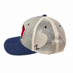 Wyoming Buffalo Flat Bill Hat – Gray/Stone/Navy -Sportswear Discount Store 62147 2