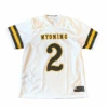 Wyoming Cowboys Swen #2 Football Jersey – White -Sportswear Discount Store 62195