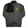 Wyoming Cowboys Fortune Full Zip Sweater – Black Heather -Sportswear Discount Store 62541