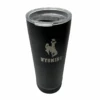 Wyoming Cowboys Speaker 18 Oz. Tumbler – Black -Sportswear Discount Store 62834