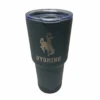Wyoming Cowboys Speaker 28 Oz. Tumbler – Grey -Sportswear Discount Store 62841