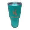 Wyoming Cowboys Speaker 28 Oz. Tumbler – Teal -Sportswear Discount Store 62843