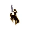 Wyoming Cowboys Bucking Horse Key Ring -Sportswear Discount Store 672090510754