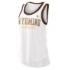 Wyoming Cowboys Bucking Horse Tank – White/Brown -Sportswear Discount Store 6J32W607 UWY g