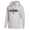 Adidas Wyoming Cowboys Power Hood – Grey Heather -Sportswear Discount Store AMF0011 Fleece Hood Medium Grey Heathered scaled 1