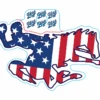 Wyoming Cowboys Stars And Stripes Bucking Horse Decal -Sportswear Discount Store BKG5N STICKER