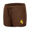 Wyoming Cowboys Women’s Recycled Pocket Short – Brown