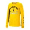 Wyoming Cowboys Youth Rooftop L/S Tee – Gold -Sportswear Discount Store COTL40707 WYOM 001 MF