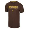 Wyoming Cowboys Ticking Like This S/S Tee – Brown