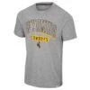 Wyoming Cowboys Yeah You Blend S/S Tee – Heather Grey -Sportswear Discount Store COTS11551HG WYOM MF 1
