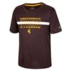 Wyoming Cowboys Youth Duke S/S Tee – Brown -Sportswear Discount Store COTS40740 WYOM MF